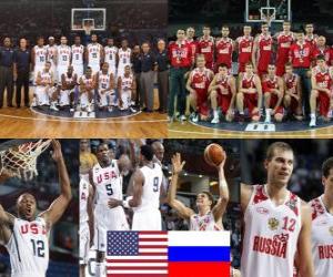 yapboz ABD - Rusya, çeyrek finale, 2010 Dünya Basketbol Türkiye